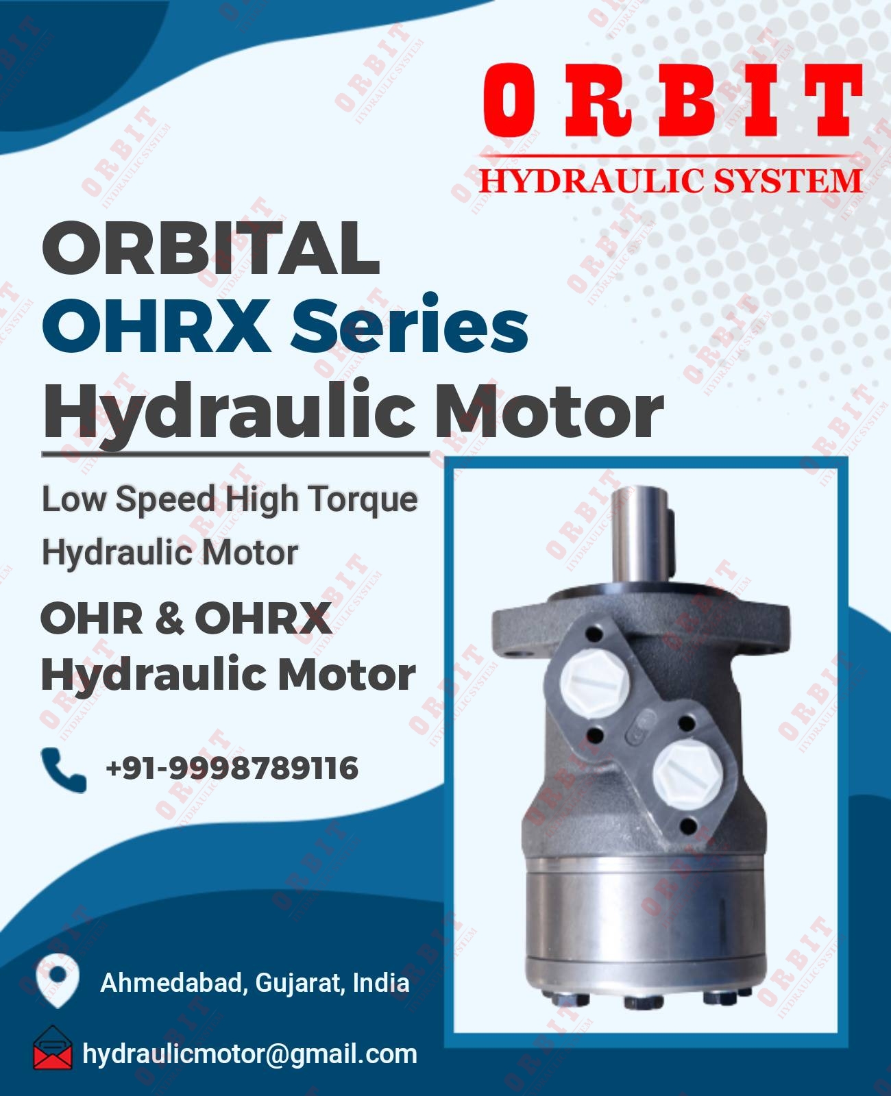 OMPX-400 11185872 White Hydraulic Motor In Ahmedabad Mumbai Pune Chennai Bangalore Hyderabad Nashik Indore Jaipur Delhi Kolkata Vasai India